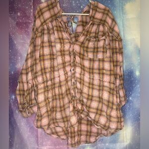 We the free plaid shirt